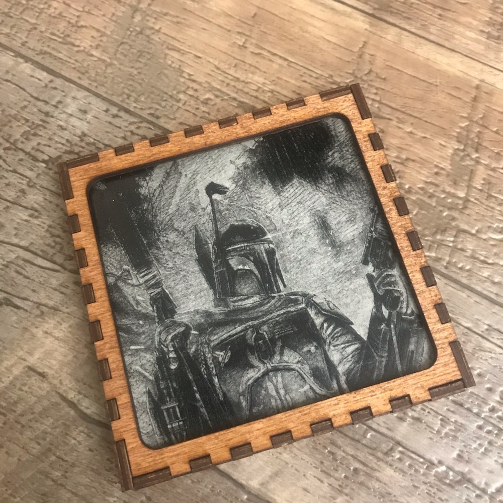 Customade Star Wars boba fett ceramic frame - Picture 2 of 4